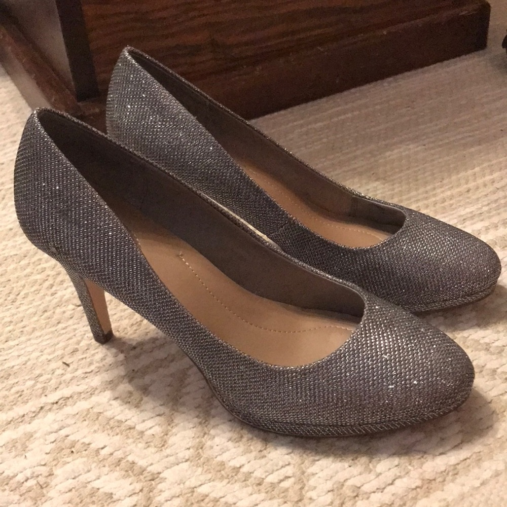Style&co. Silver Sparkling Heels